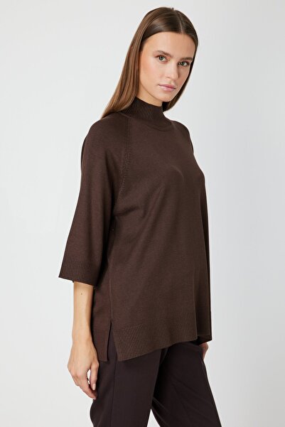 ON Buttoned Back Three-Quarter Sleeve Sweater