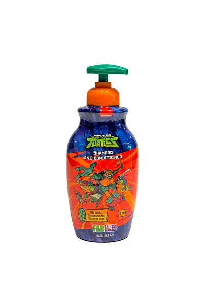 NİCKELODEON نيكلودين سلاحف النينجا شامبو + بلسم بالفراولة - 400 مل