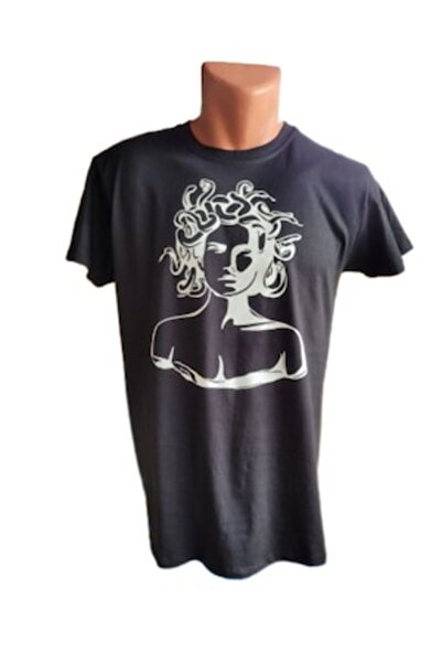 OEM Ανδρικό T-shirt, χειροποίητη εκτύπωση βινυλίου - MEDUSA