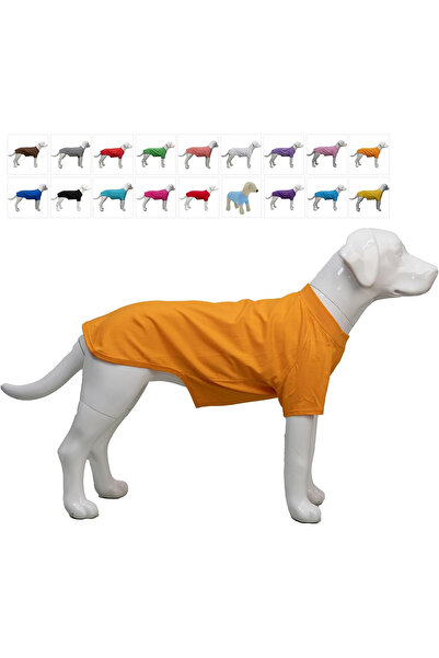 OEM Lovelonglong παλτό για σκύλους, μέγεθος XS, βασικό, βαμβάκι, πορτοκαλί
