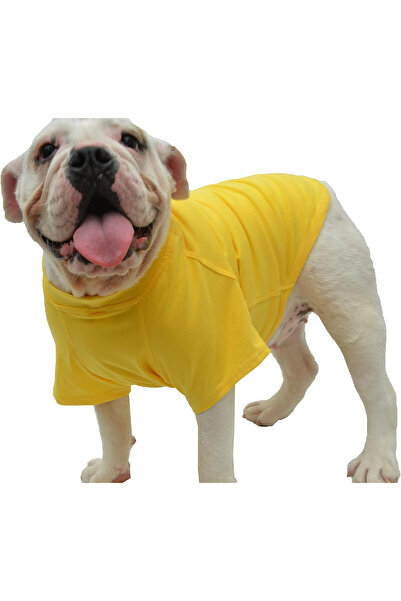 OEM Haină Lovelonglong pentru câini, mărimea XL, pentru câini de talie medie, de bază, bumbac, galbenă
