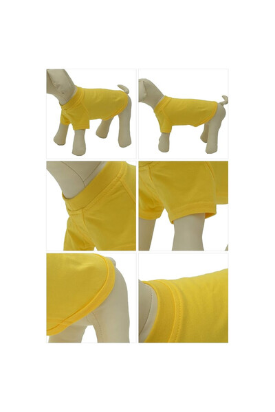 OEM Lovelonglong dog coat, size L, basic, cotton, yellow
