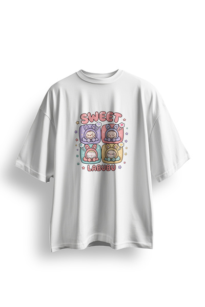 Koi Art Design Sweet Printed / Oversize Unisex T-Shirt / 95% Βαμβάκι Υψηλής Π...