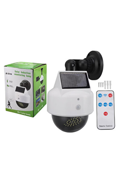 OEM Solar lamp with surveillance camera imitation, flashing red light and motion sensor