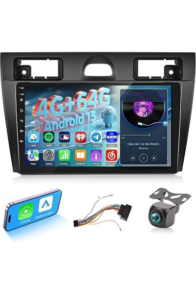 Podo Navigație Ford Fiesta 2002-2008, 4GB RAM, 64GB ROM, OctaCore, Wireless C...