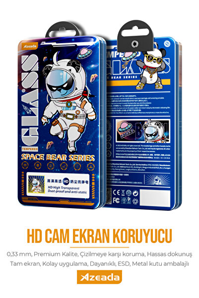 Azeada واقي شاشة من الزجاج المقوى متوافق مع هاتف iPhone 15 Pro Max - عالي الد...