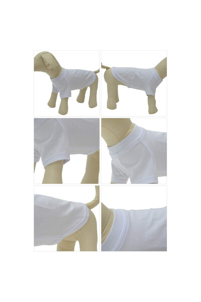 OEM Lovelonglong dog coat, size S, basic, cotton, white