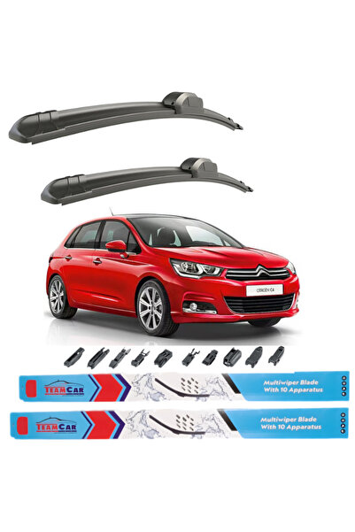 TEAMCAR Υαλοκαθαριστήρες συμβατοί με Citron C4 II (20102018) Εμπρός σετ