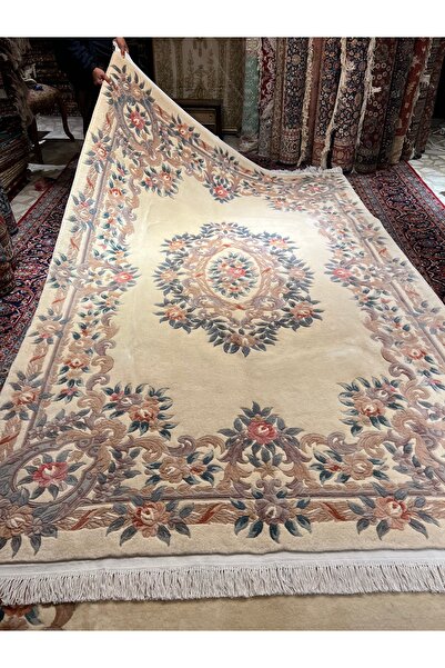 RD RAMAZAN DAĞ EL HALI SANATI El Dokuma Kabartmalı Çin Halısı Birinci Sınıf K...