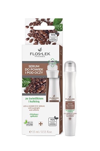 Floslek جل الكافيين لمنطقة حول العين لإزالة الهالات السوداء والتجاعيد والانتف...