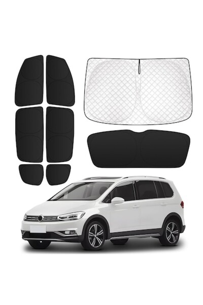 ZATOOTO Parasolar auto pentru VW Touran (2016-2024) - Set complet pentru geam...
