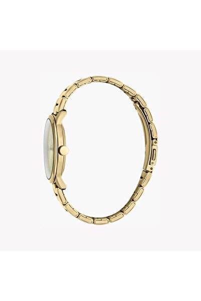 Esprit Women's Gold Stainless Steel Watch, Champagne Dial | Es1l171m0015