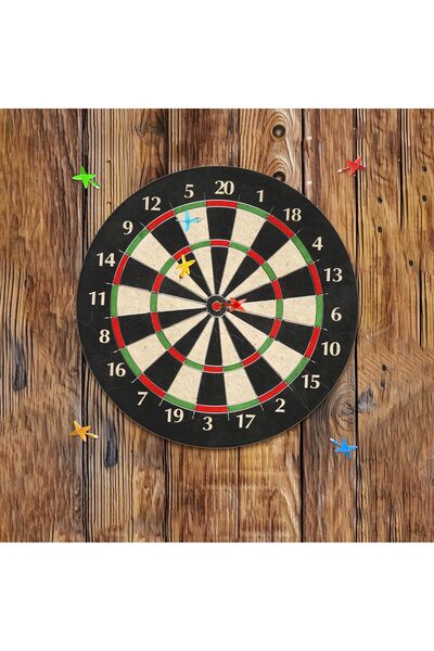 OEM KEAGAN Προστασία τοίχου για βελάκια, 30x30 cm, αυτοκόλλητο, μοτίβο ξύλου,...