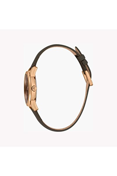 Esprit Women's Black Leather Watch, Black Dial | Es1l199m0055