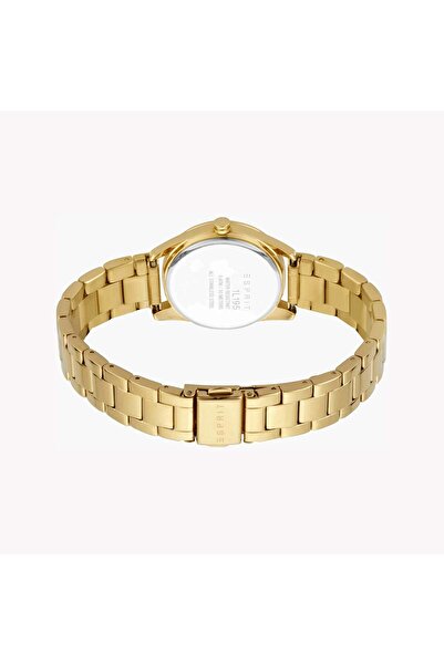 Esprit Women's Gold Stainless Steel Watch, Champagne Dial | Es1l158m0025