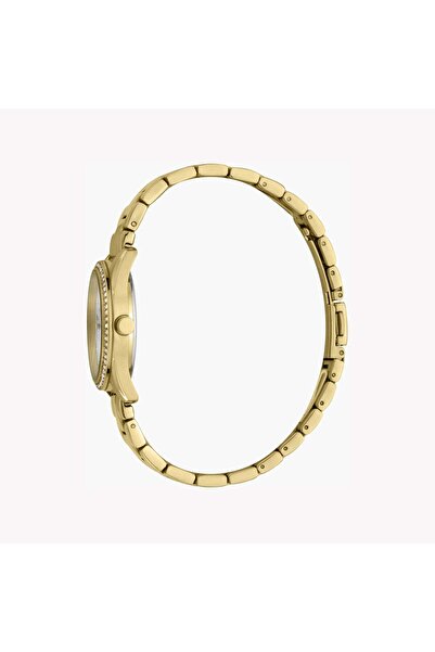 Esprit Women's Gold Stainless Steel Watch, Silver Dial | ES1L195M0085