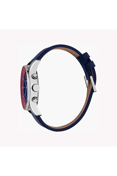 Esprit Men's Blue Leather Watch, Blue Dial | ES1G209L0025