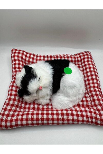 Market GERÇEK GÖRÜNÜMLÜ UYUYAN KEDİ NEFES ALAN KEDİ OYUNCAĞI