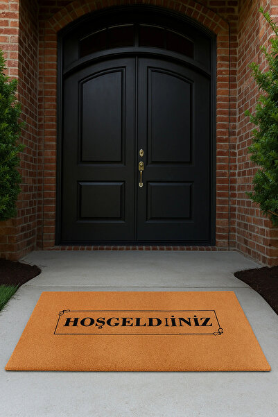 Valerine Life Velür Coco Textured Welcome Doormat for Front Door Outdoor 45X70Cm 27Ycm260104