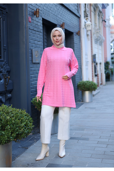 NEW DAĞ Goose Feet Collar Tunic