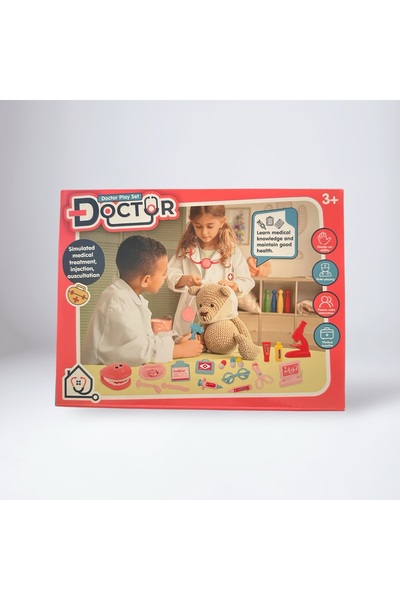 Universul Jucăriilor Toy Doctor Set with Medical and Dental Accessories – Educational Play 3+