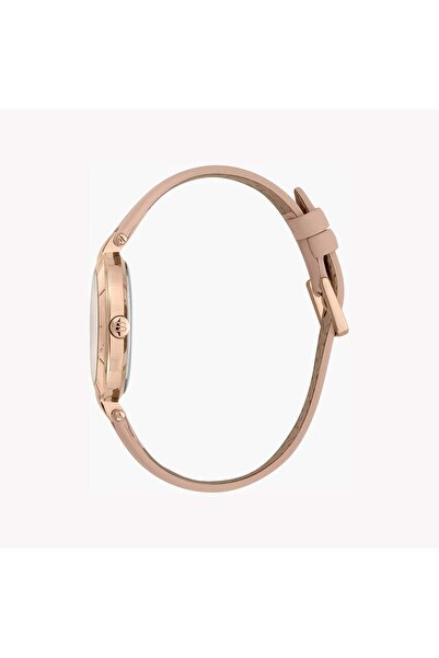 Esprit Women's Pink Leather Watch, Silver Dial | Es1l199m0055