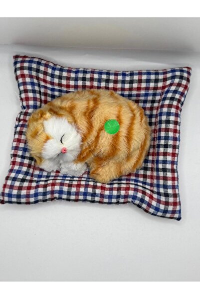 Market GERÇEK GÖRÜNÜMLÜ UYUYAN KEDİ NEFES ALAN KEDİ OYUNCAĞI