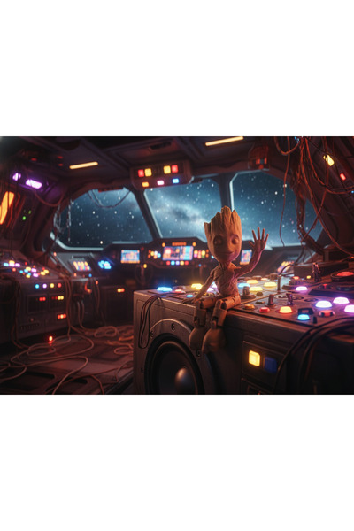 craftopya Baby Groot Eklemli Dekoratif Figür