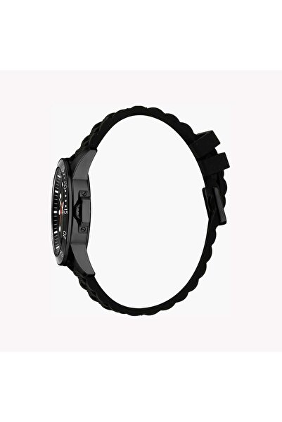 Esprit Men's Black Rubber Watch, Black Dial | Es1g061m0035