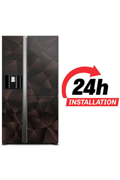 HITACHI 700L Gross 3 Door Side by Premium Refrigerator| No Frost Fridge Freezer | Dual Fan Cooling