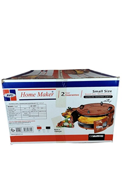 Avcı فرن تندوري كهربائي تركي، 1250 واط، لون أبيض