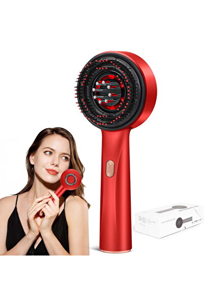 HYX جهاز توزيع زيت الشعر 3 في 1 وجهاز تدليك فروة الرأس الكهربائي المقاوم للما...