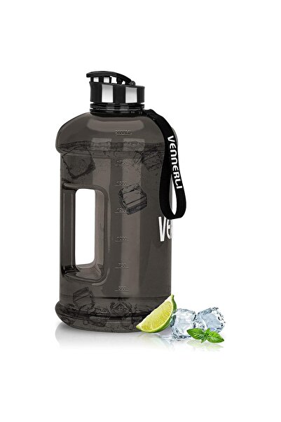 OEM Vennerli drinking bottle, 2.2 liters. Anti-drip, 28.5 x 14.5 cm, black