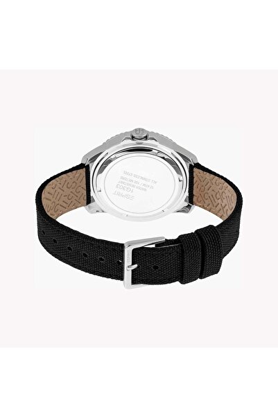 Esprit Men's Black Nylon Watch, Black Dial | Es1g036m0035
