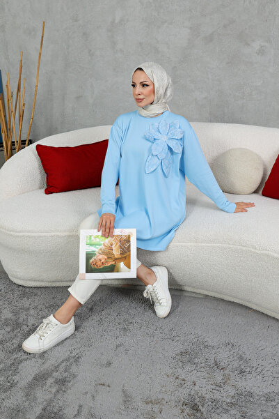 NEW DAĞ Τουνίκ με λουλούδια