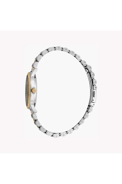 Esprit Women's Silver & Gold Watch, Black Dial | Es1l182m0045