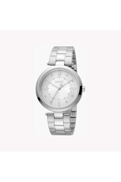 Esprit Women's Silver Stainless Steel Watch, Silver Dial | Es1l196m0035