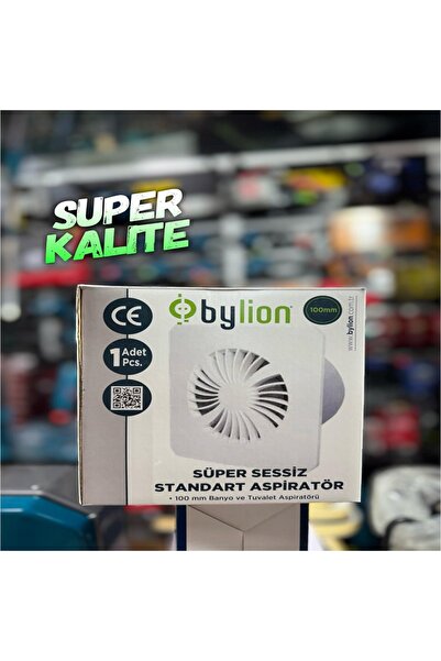 Nalbur Bakkal By Lion Süper Sessiz Aspiratör 100mm Banyo ve Tuvalet Aspiratörü