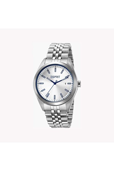 Esprit Men's Silver Stainless Steel Watch, Silver Dial | Es1g242m0025