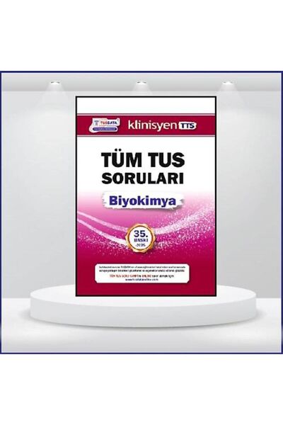 Klinisyen Tıp Kitabevleri KLİNİSYEN TUSDATA TÜM TUS SORULAR BİYOKİMYA 35.BASKI 2025