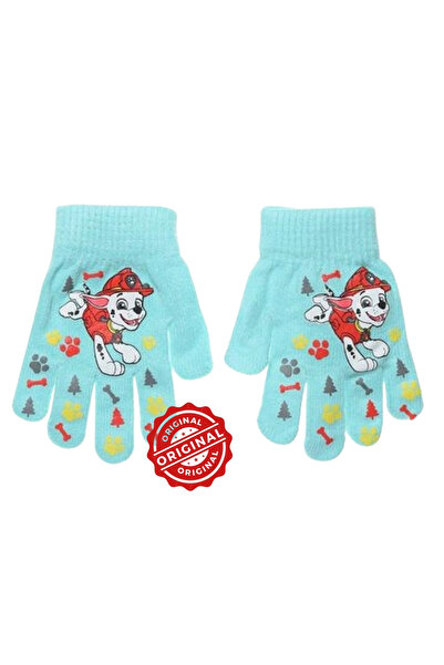 PAW PATROL Kids' Knit Gloves - PAW Patrol® Marshall Design, Light Green with ...