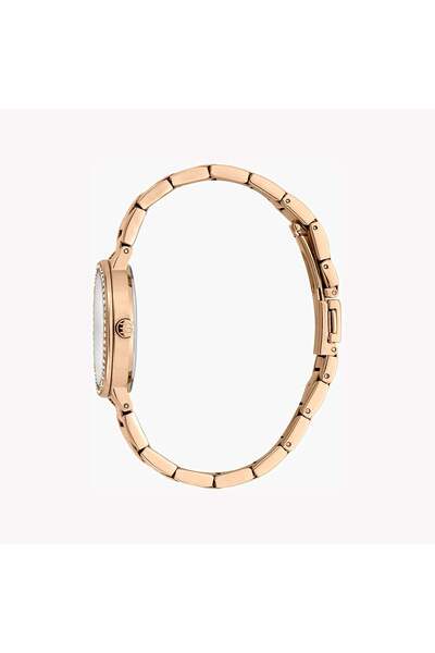 Esprit Women's Rose Gold Stainless Steel Watch, Silver Dial | ES1L228M2055