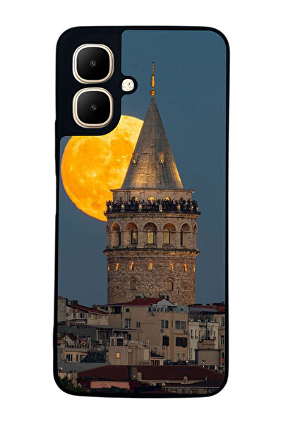 Aksel Kılıf متوافق مع Infinix Smart 10 مطبوع ، أسود غير لامع، سيليكون ناعم، و...