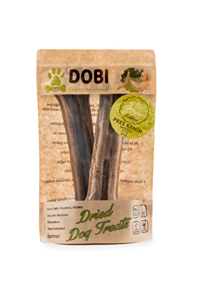 DOBİ %100 Doğal Organik Pres Kemik Köpek Ödül Maması 2’li | Uzun Çiğneme, Diş...