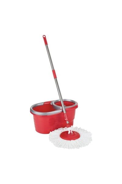OEM Easy Clean 2 Rotating Microfiber Mop, 5L, Red - Set with Bucket and 2 Refills