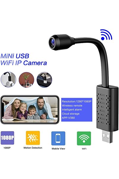 HYX Time Lapse Mini WiFi Camera V380PRO - 1080P Waterproof Nanny Cam with LCD