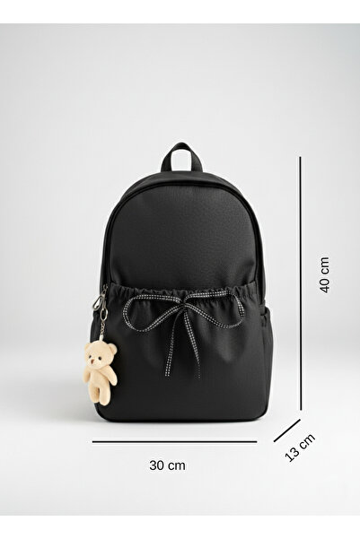 Lapiri Women's Bow Backpack School Daily Travel Stylish Design Bag & Laptop Compartment