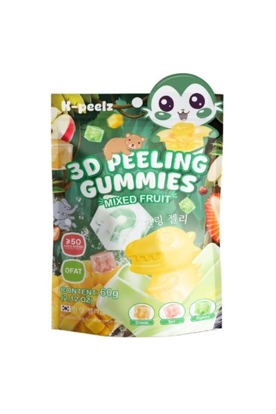 Amos Jeleuri exfoliante 3D cu fructe mixte K-Peelz CHN 60g