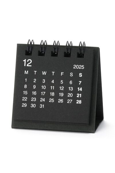 Muji Mini Desktop Calendar / Dec. 2025 - Dec. 2026