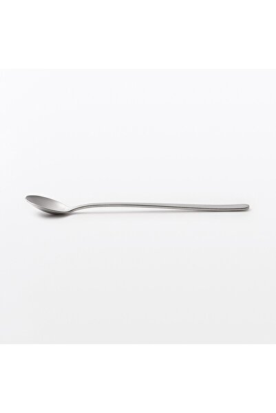 Muji Stainless Steel Long Spoon, L 20 cm, Silver